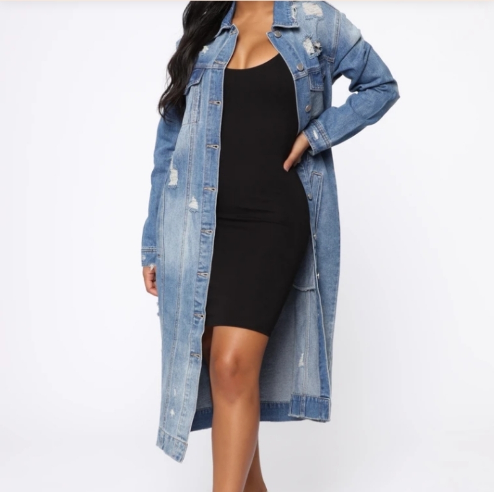 NWT Fashion Nova Demin Jacket